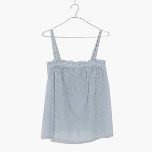 Madewell Striped Tie Strap Cami